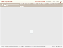 Tablet Screenshot of dehesaelmilagro.com